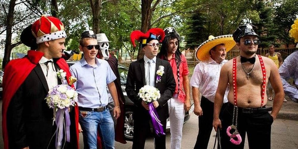 Красочный свадебный конкурс