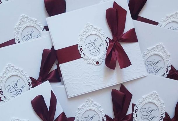 Стильное приглашение на свадьбу