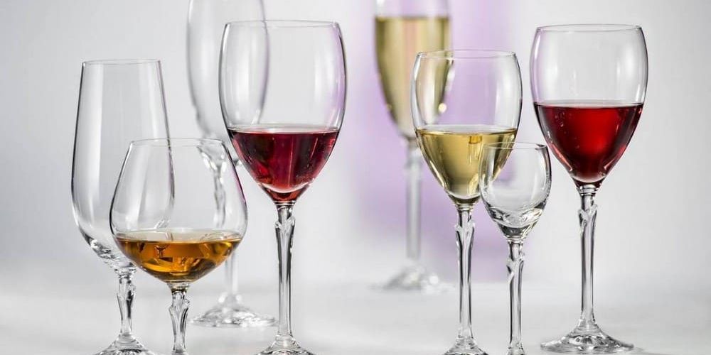 Разные формы бокалов