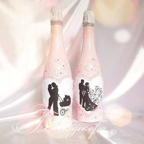 Шампанское в розовом цвете